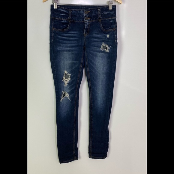 Refuge Distressed‎ Skinny Jeans Size 6 - Picture 1 of 13